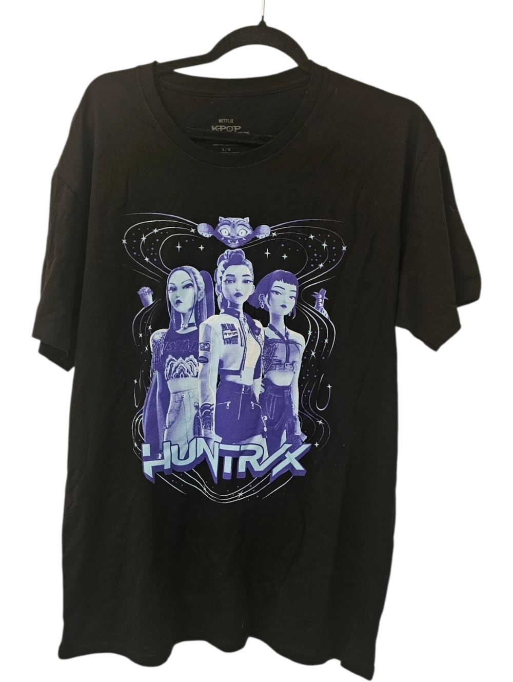 Multi-Coloured K-Pop Demon Hunters Men's Huntr/x Graphic T-Shirt